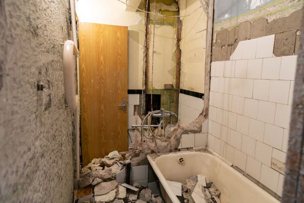 Shower Tile Demolition in Wenatchee